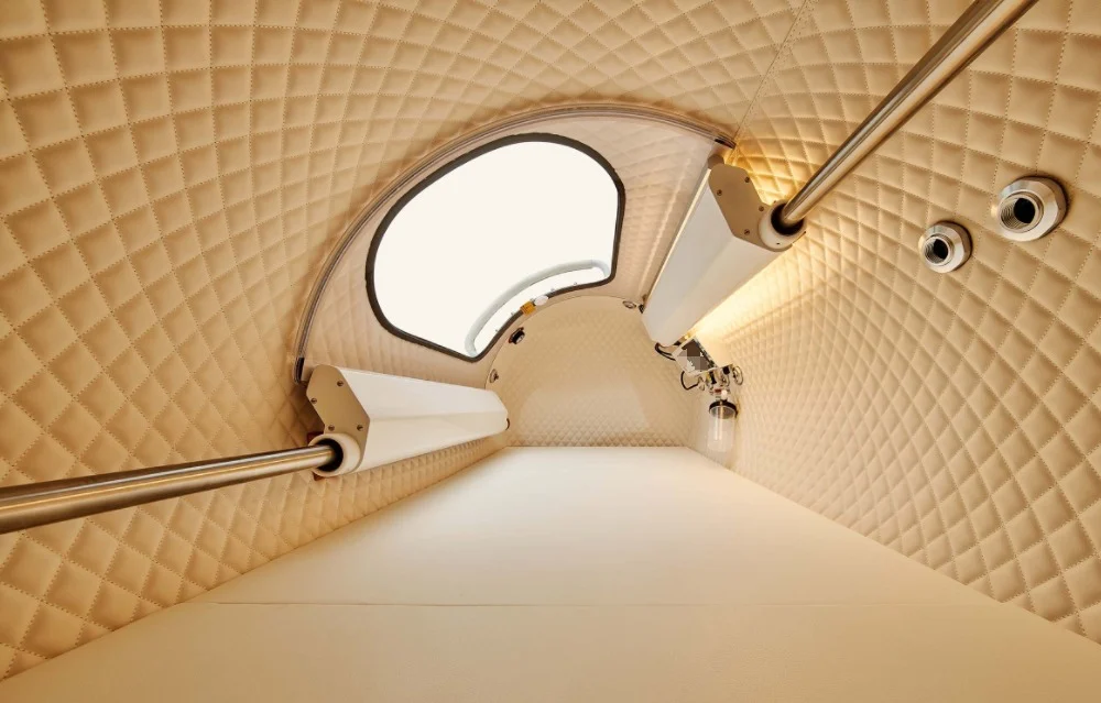 Synergy padded lying interior with quilted finishes and lighting